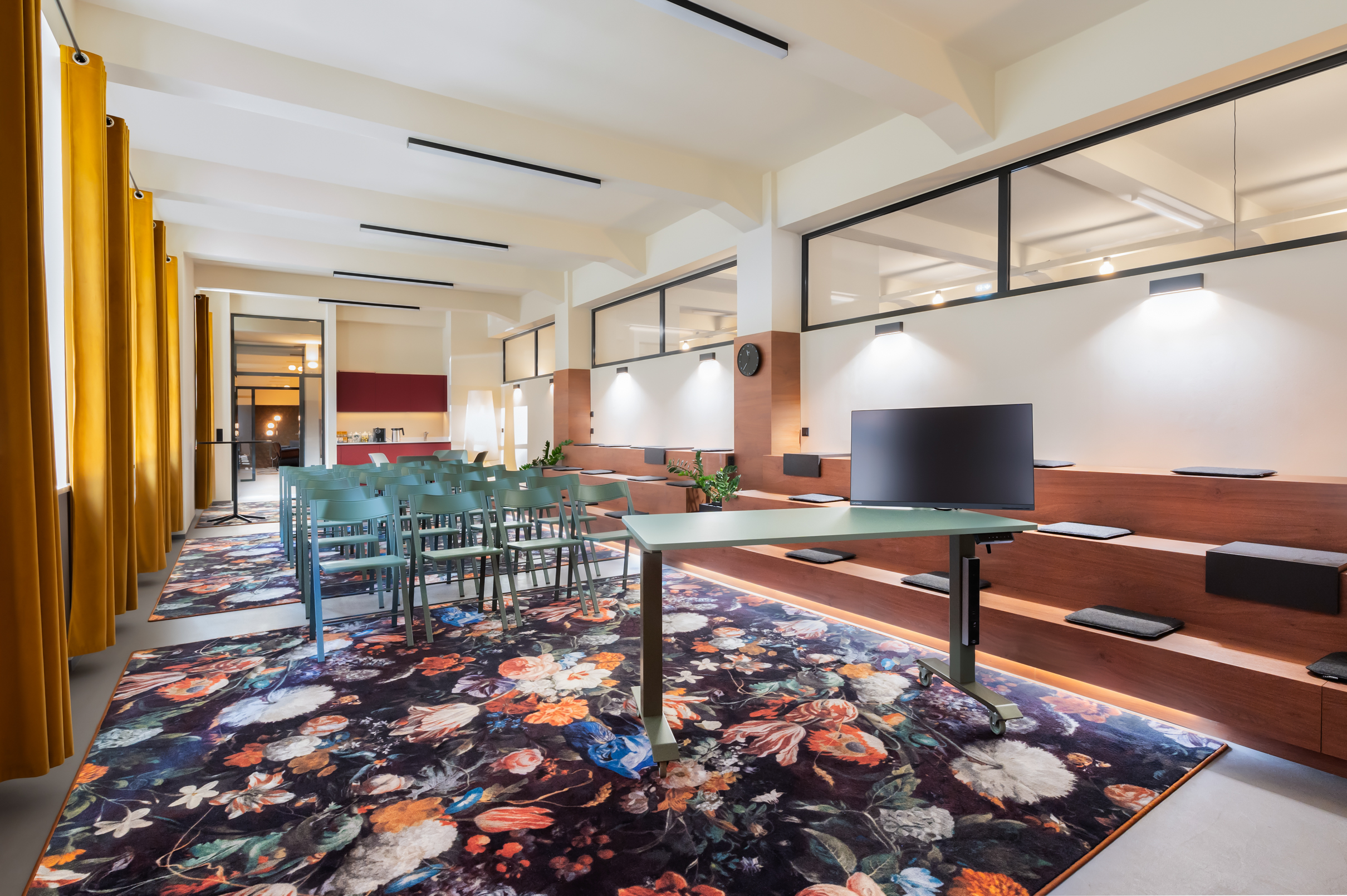 Flexible Bestuhlung im Hiserlein Event Space