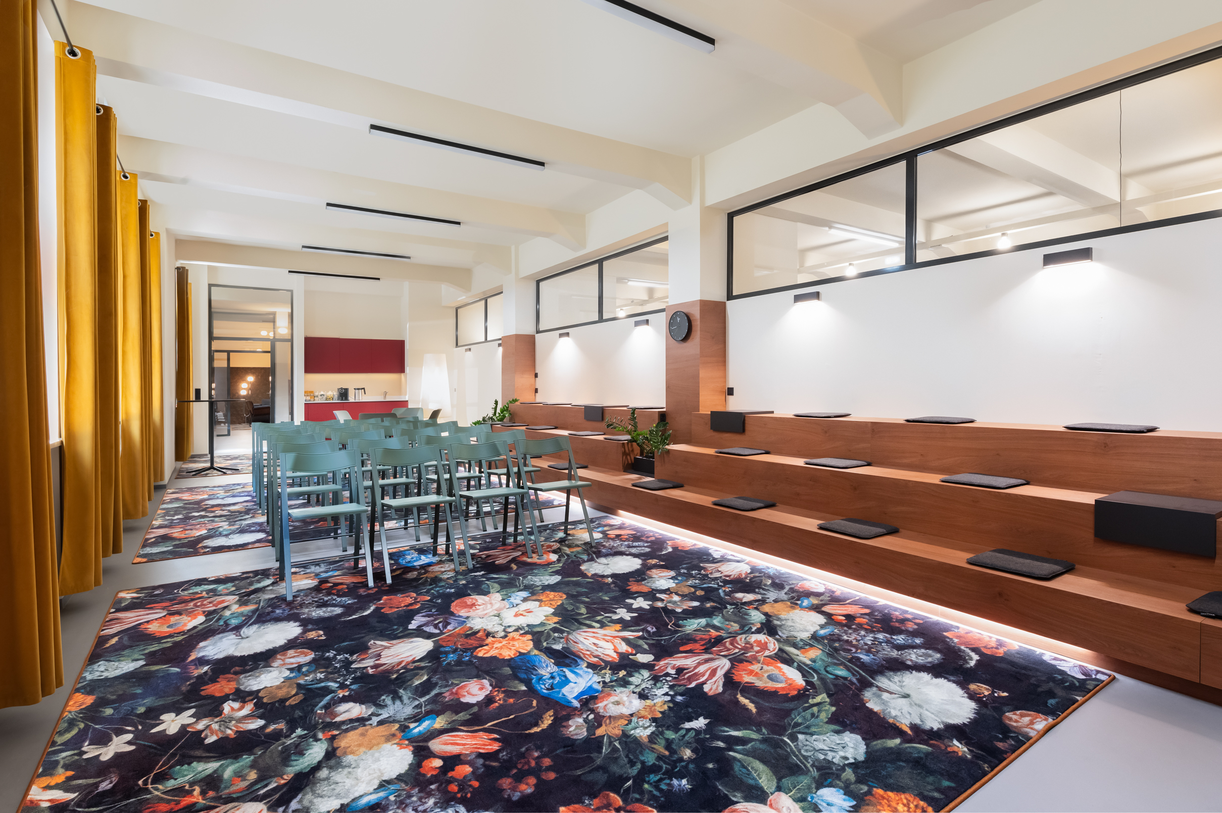 Innenansicht des Hiserlein Event Space